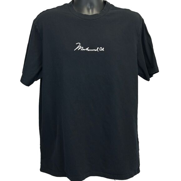 Muhammad Ali x Shoe Palace T Shirt Mens X-Large Boxing Boxer Embroidered Black - Picture 2 of 8